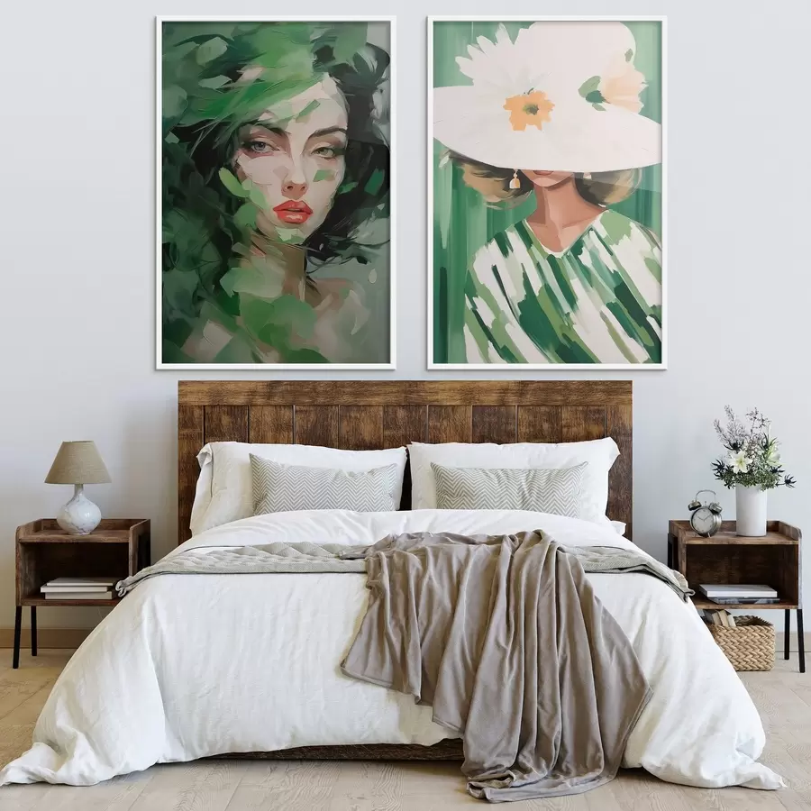 Fototapete Weibliche Porträts d00844