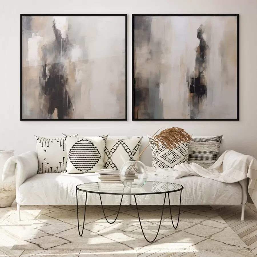 Fototapete Abstrakte menschliche Figuren im Schatten d00860