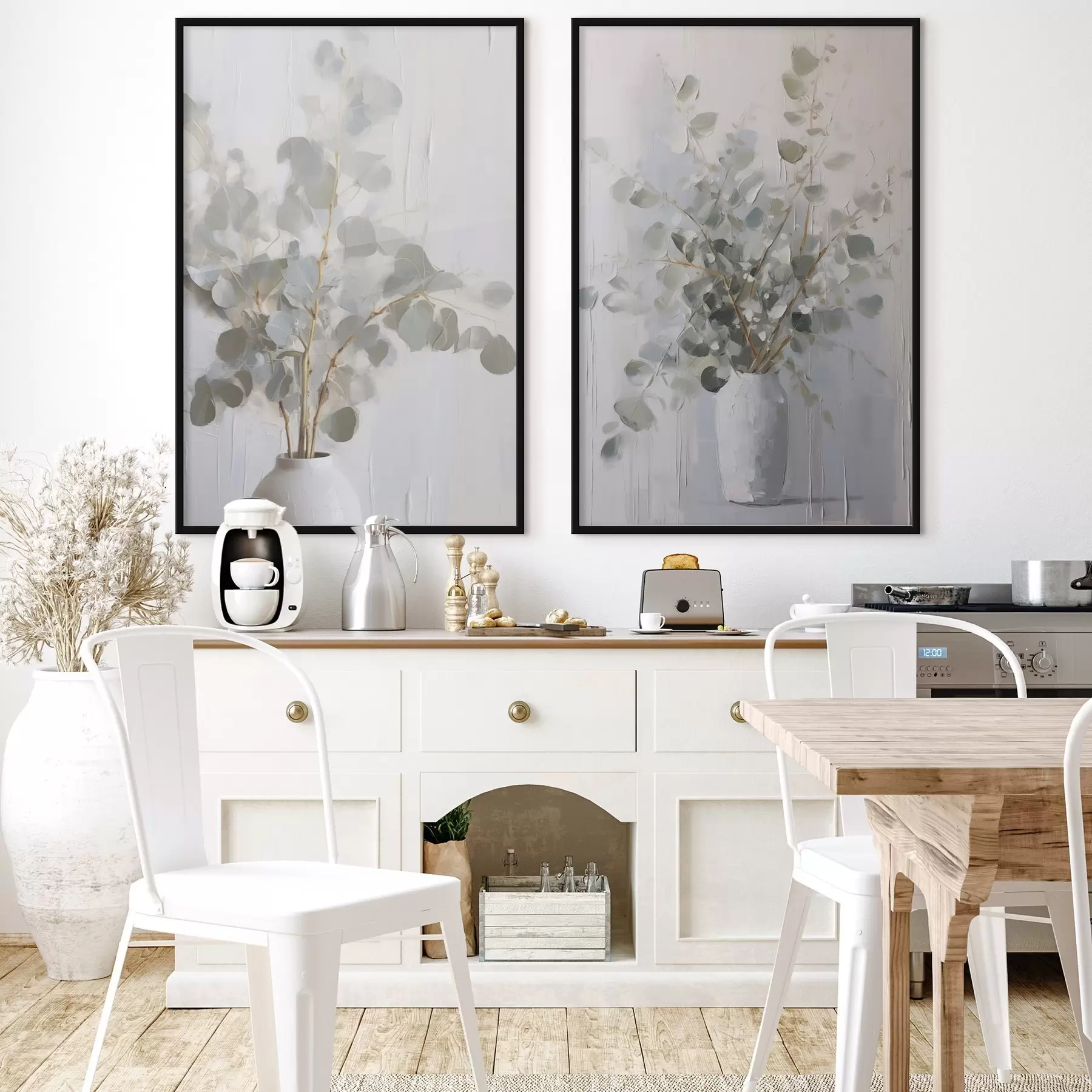 Fototapete Zweige in einer Vase – Imitationsgemälde d01020