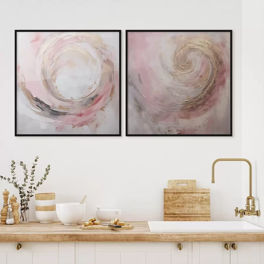 Fototapete Abstrakte Wirbel-Imitationsmalerei d01028