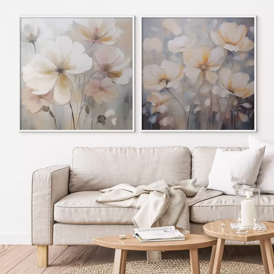 Fototapete Primitive Blumen d01048