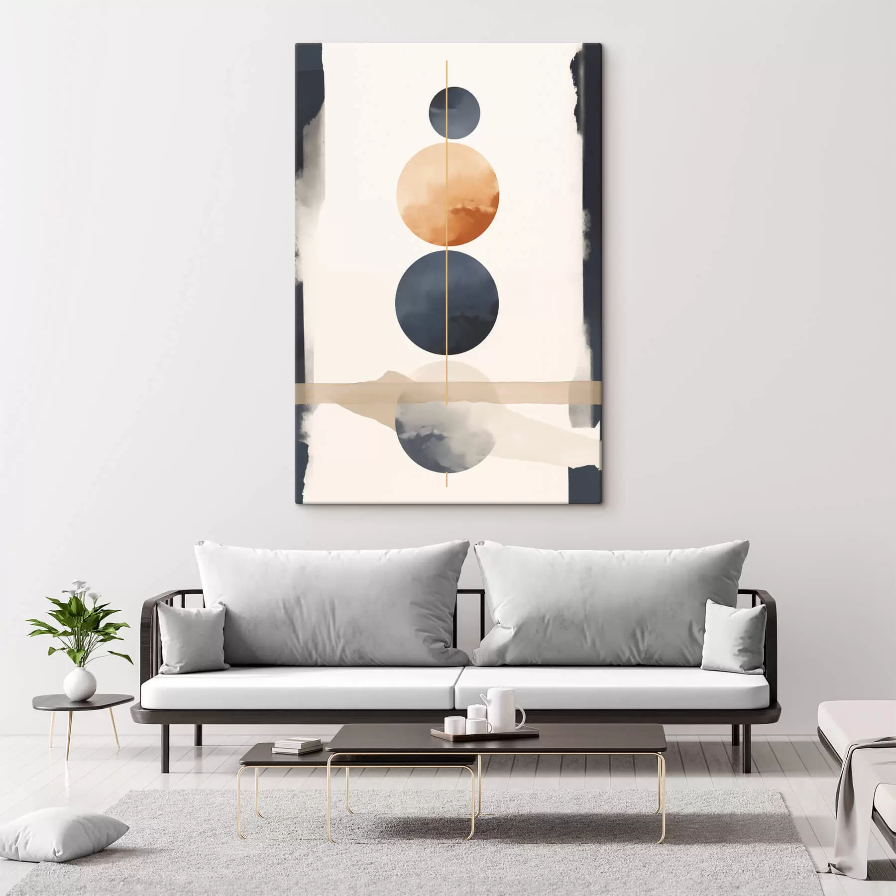 Wandbilder Abstraktion mit Kugeln s47101