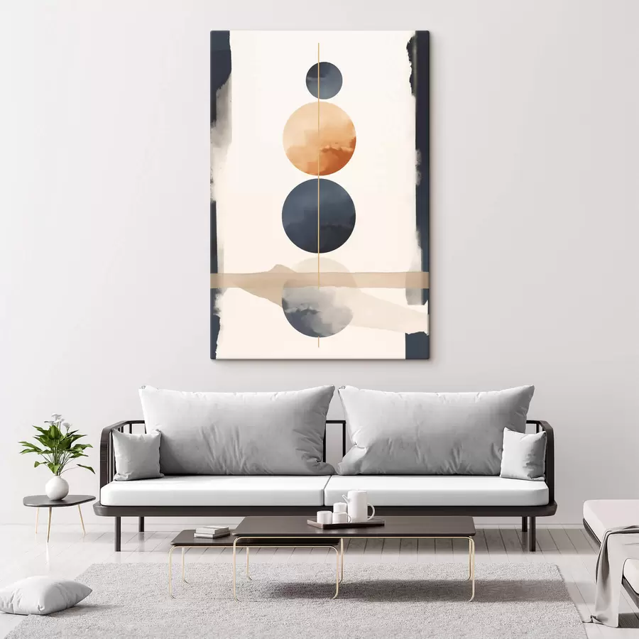 Wandbilder Abstraktion mit Kugeln s47101