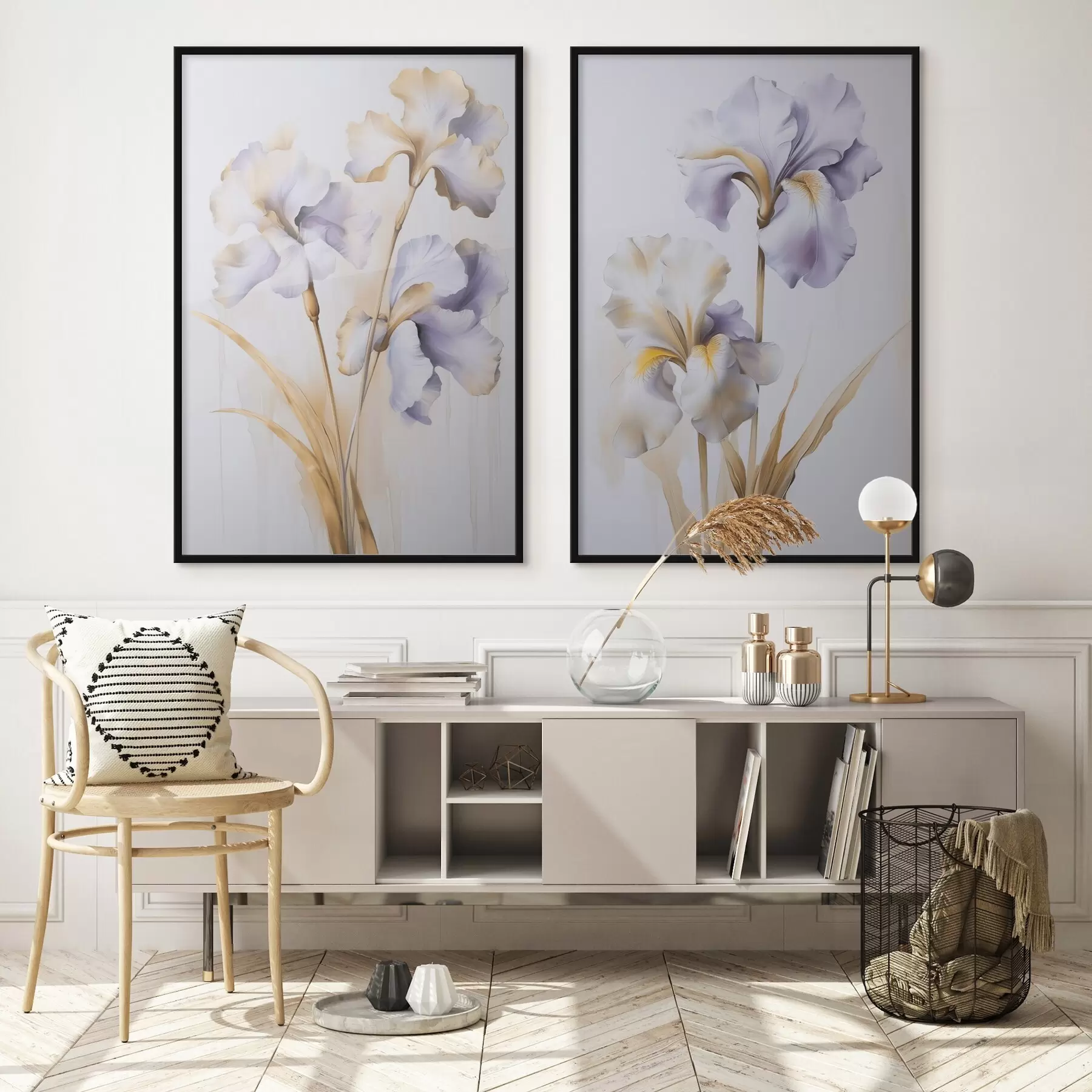 Fototapete Schwertlilien d00934