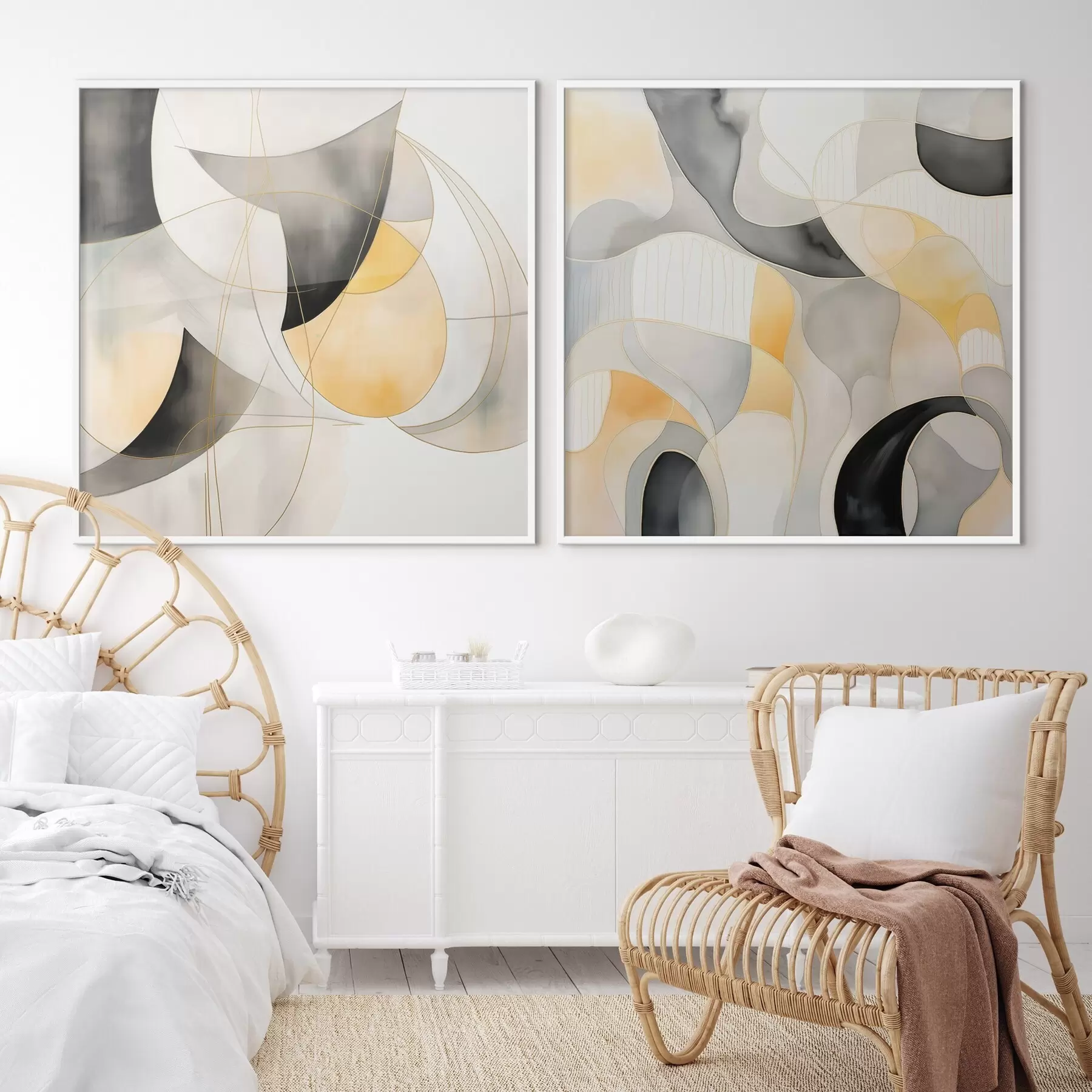 Fototapete Organische Abstraktion im modernen Stil d00902