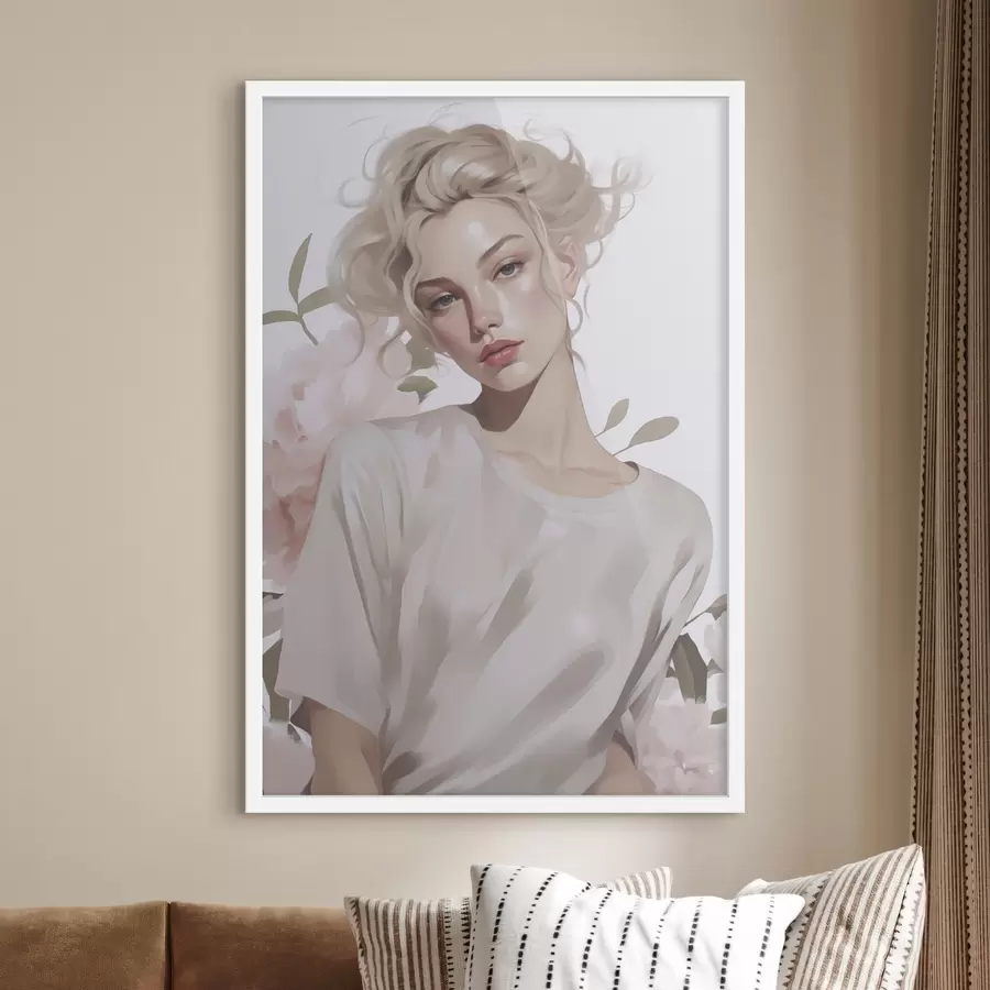 Fototapete Porträt eines Mädchens f47339