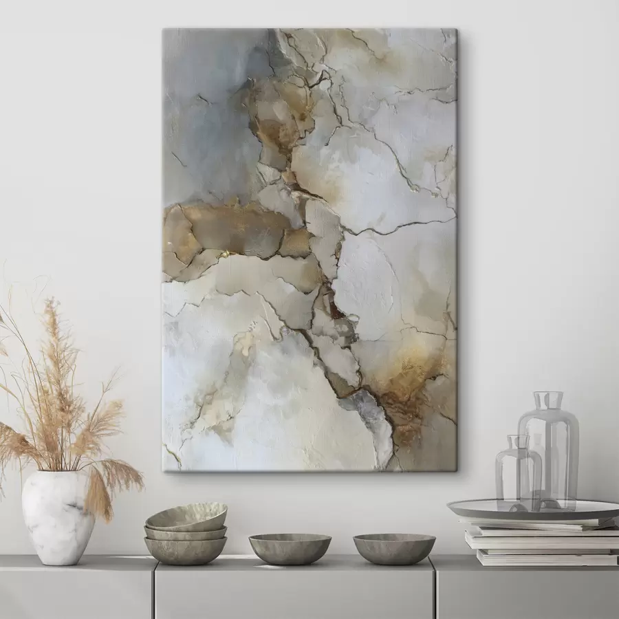 Wandbilder Imitation einer abstrakten Textur mit Rissen s47117