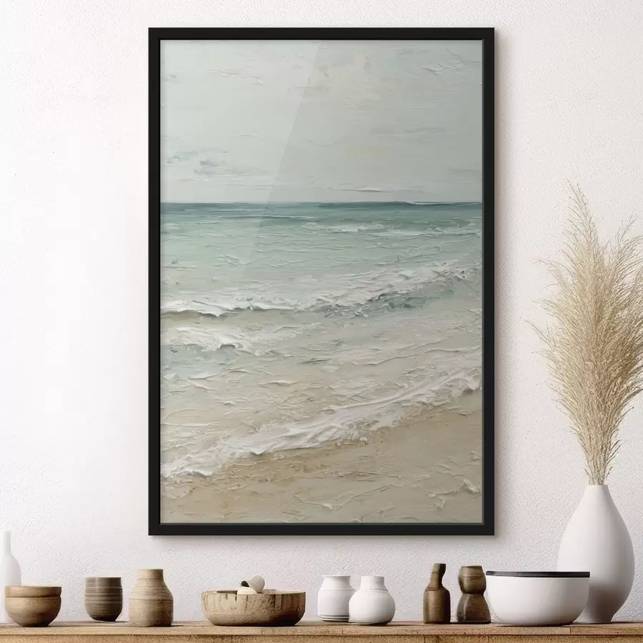 Fototapete Küste im Stil eines Ölgemäldes f47120