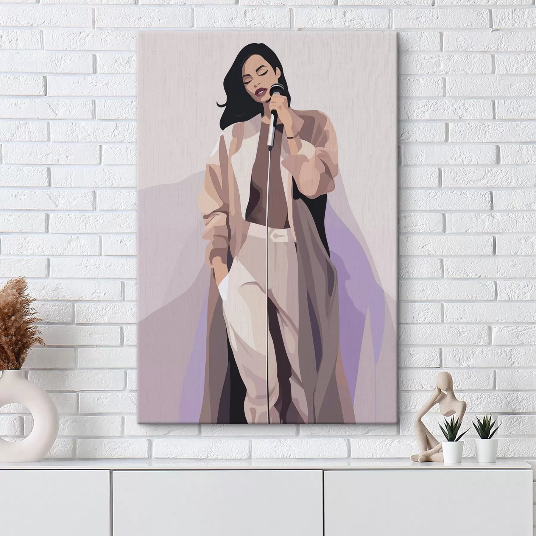 Wandbilder Sänger s47408