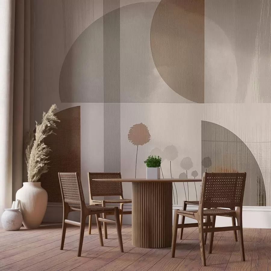 Fototapete Blumen und Textur w09627