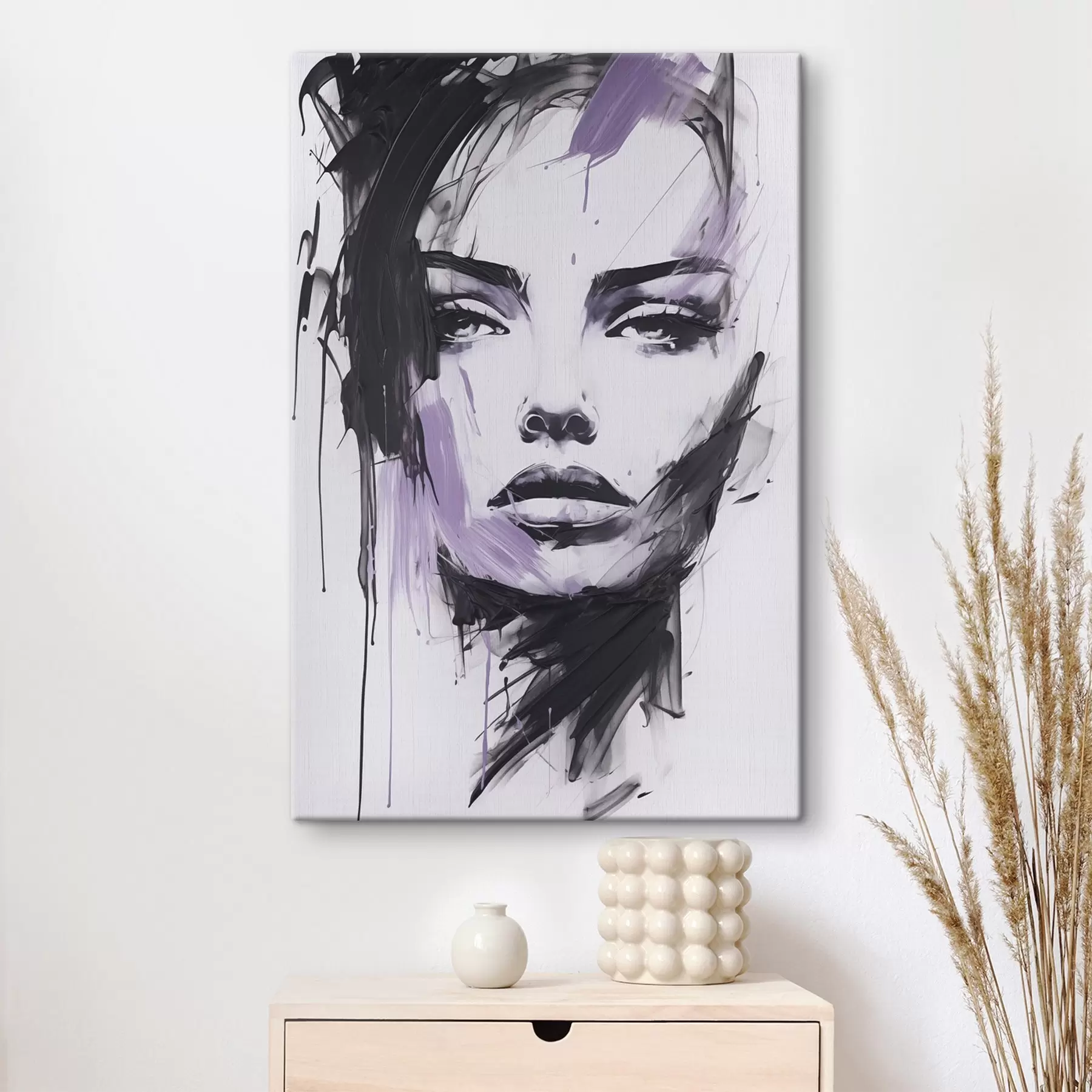 Wandbilder Abstraktes Frauenporträt s47498