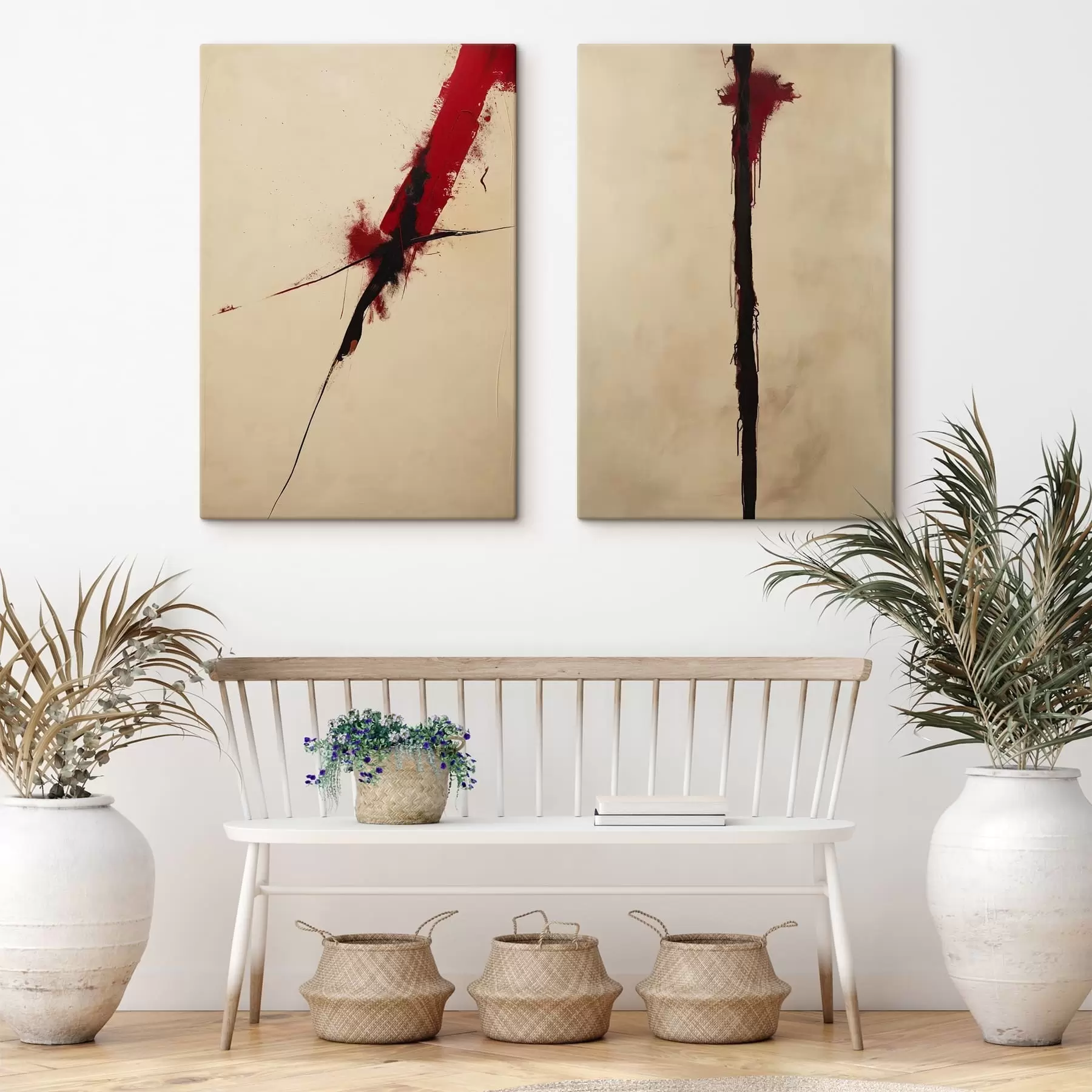 Wandbilder Rote Abstraktion m01215