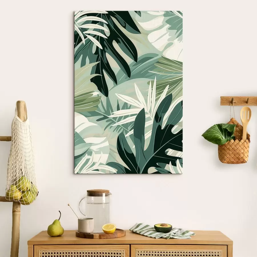 Wandbilder Palmenblätter s47455