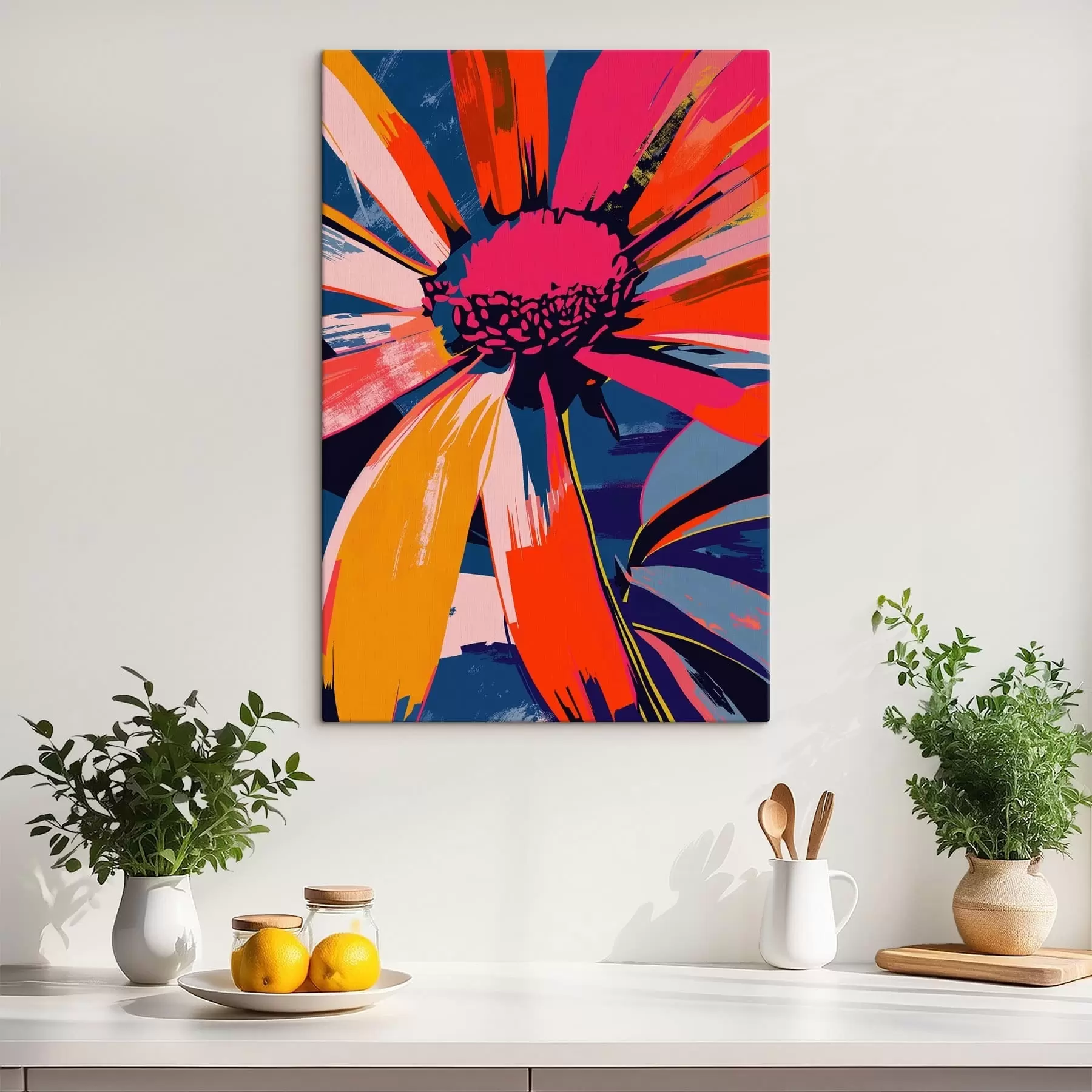 Wandbilder Bunte Margerite s47472