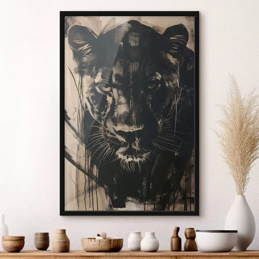 Fototapete Panther f47454