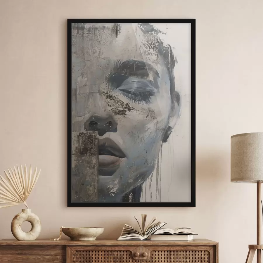 Fototapete Minimalistisches Porträt f47481