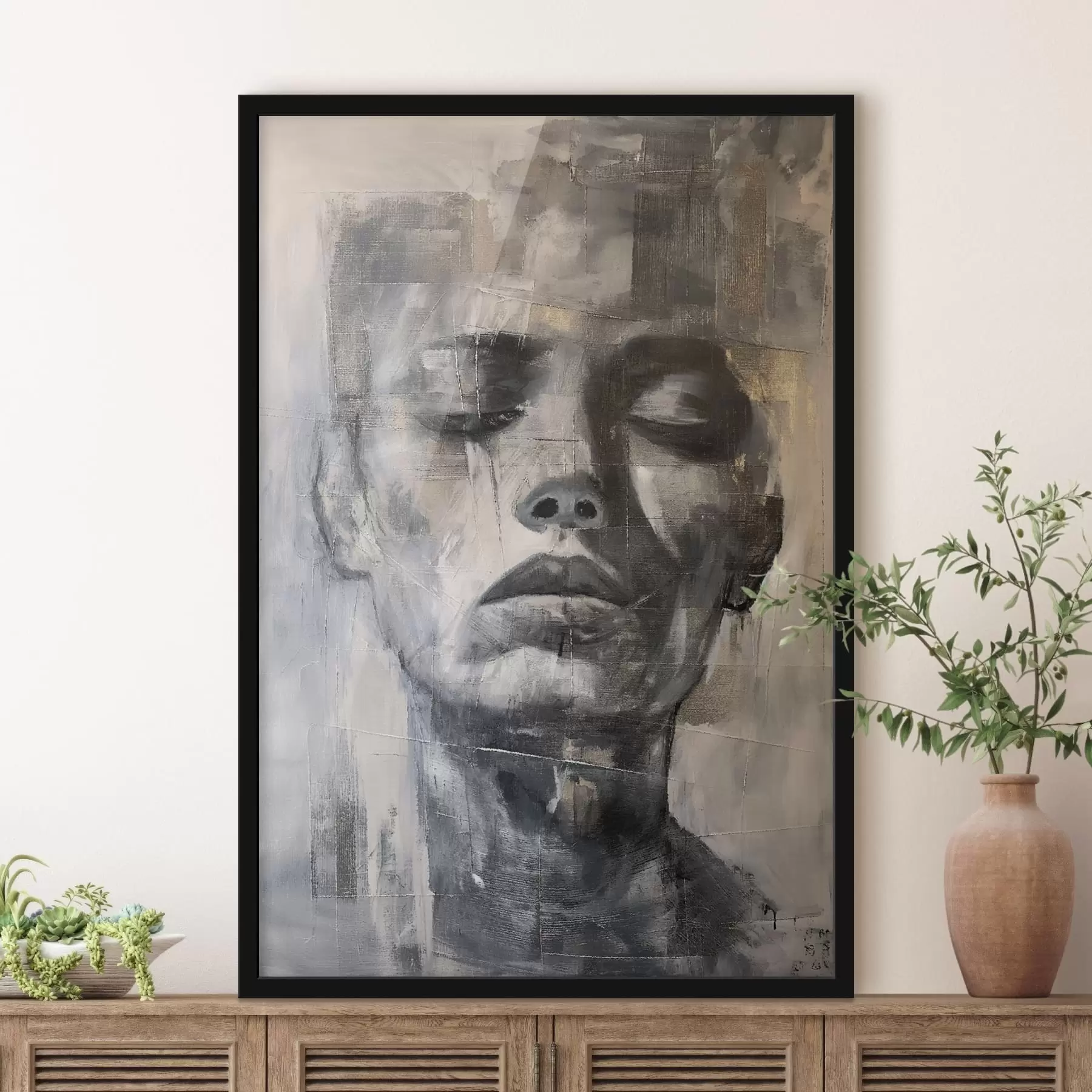 Fototapete Strukturiertes Porträt f47482