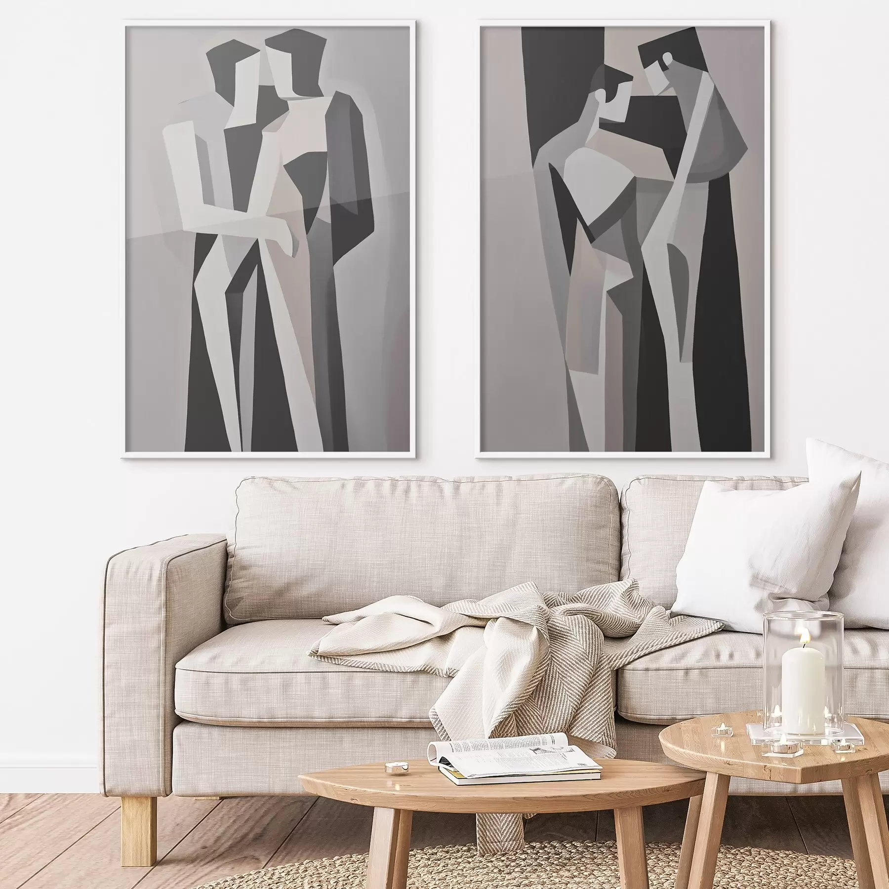 Fototapete Abstrakte geometrische Paare d00517