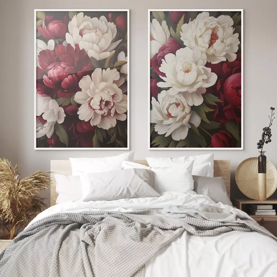 Fototapete Pfingstrosen d00548