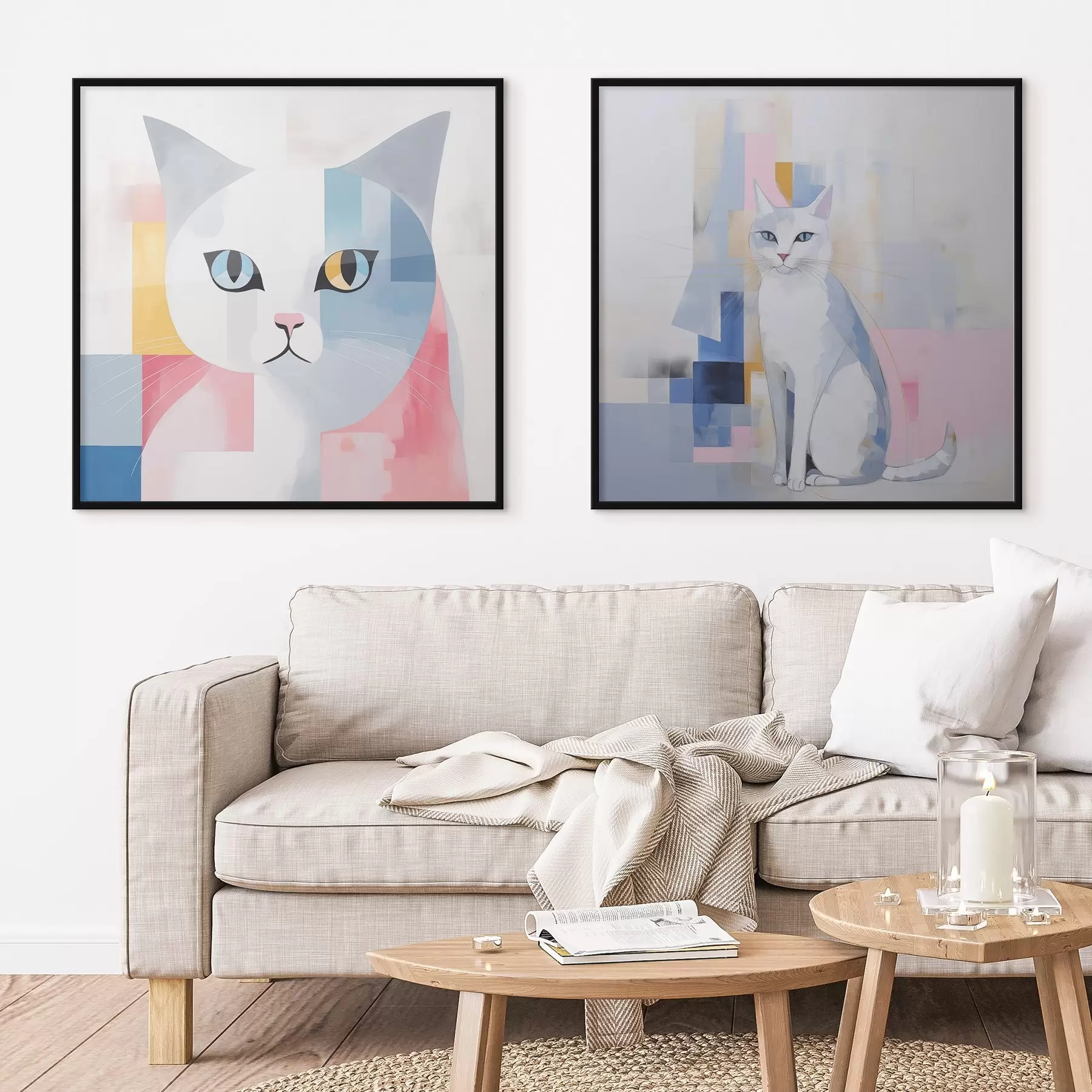 Fototapete Abstrakte Katze d00592