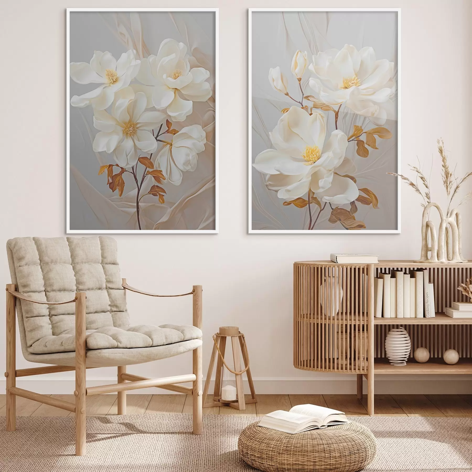 Fototapete Zarte abstrakte Blumen d00611