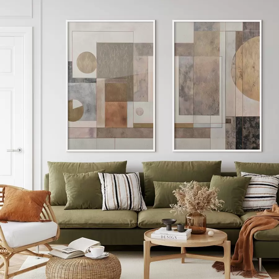 Fototapete abstrakte moderne Geometrie d00738