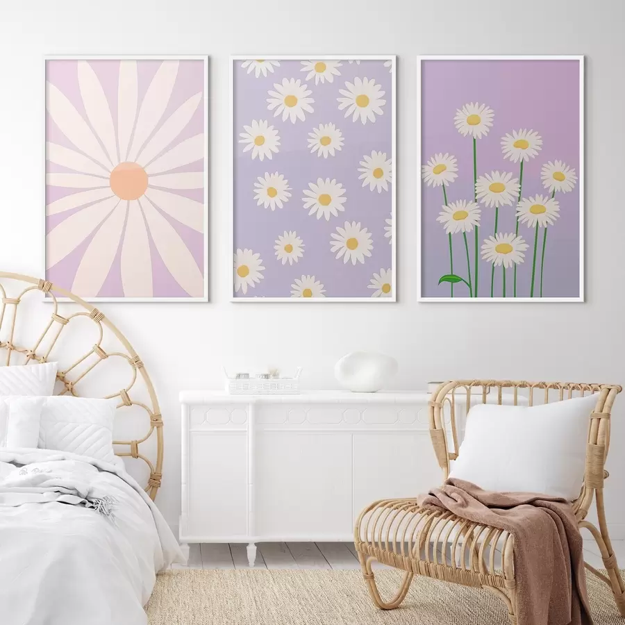 Fototapete Gänseblümchen d00756