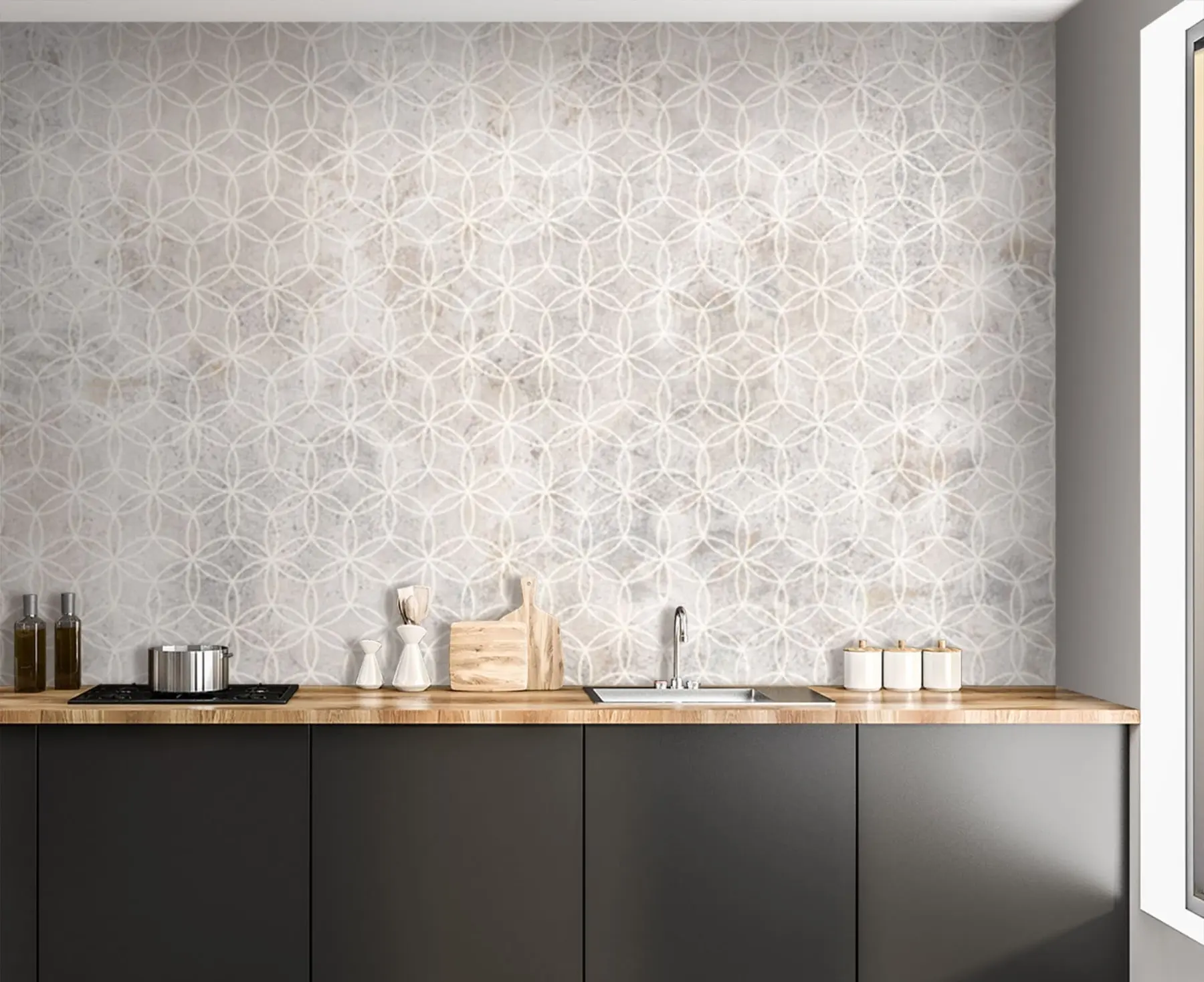 Fototapete Mosaik aus Zement und Beton u71923