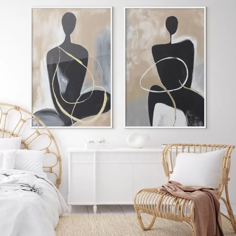 Fototapete Abstrakte Silhouetten d00719