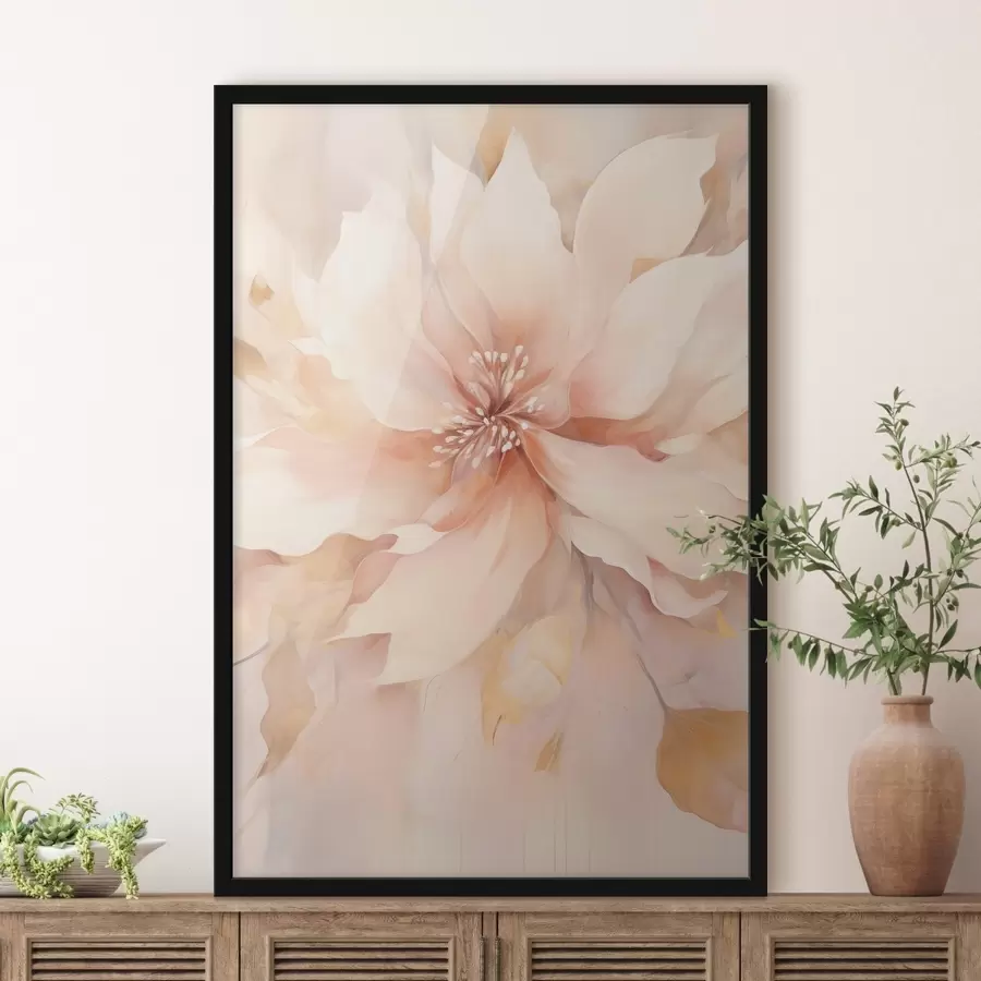 Fototapete Große abstrakte Blume f47444