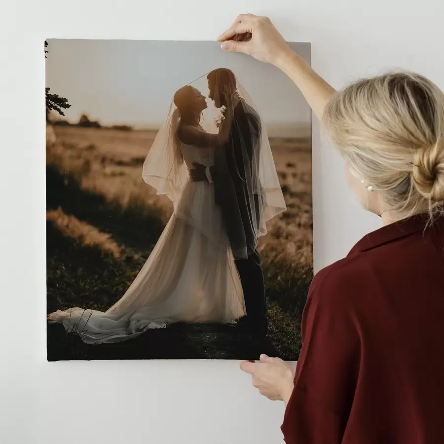 Wandbilder Hochzeitsfoto auf Leinwand s47161