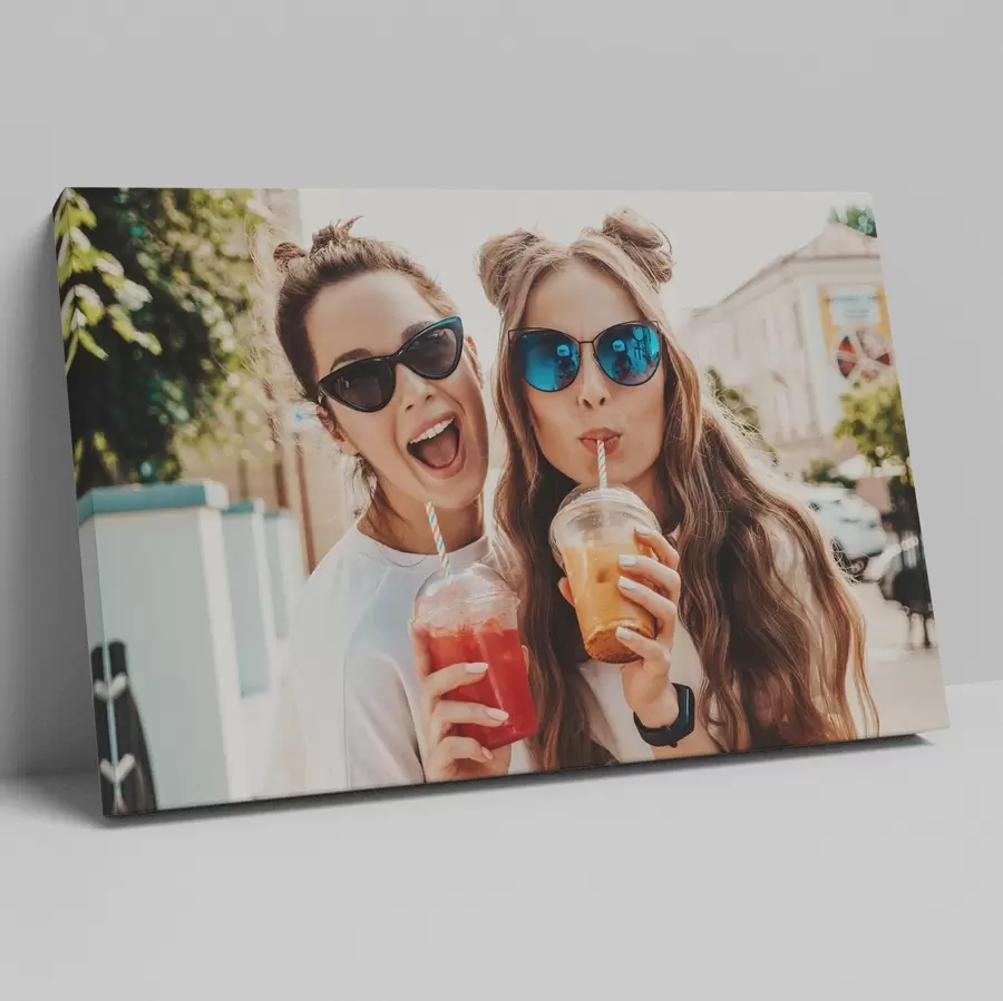 Wandbilder Ein Geschenk für einen Freund mit einem Foto auf Leinwand s47166