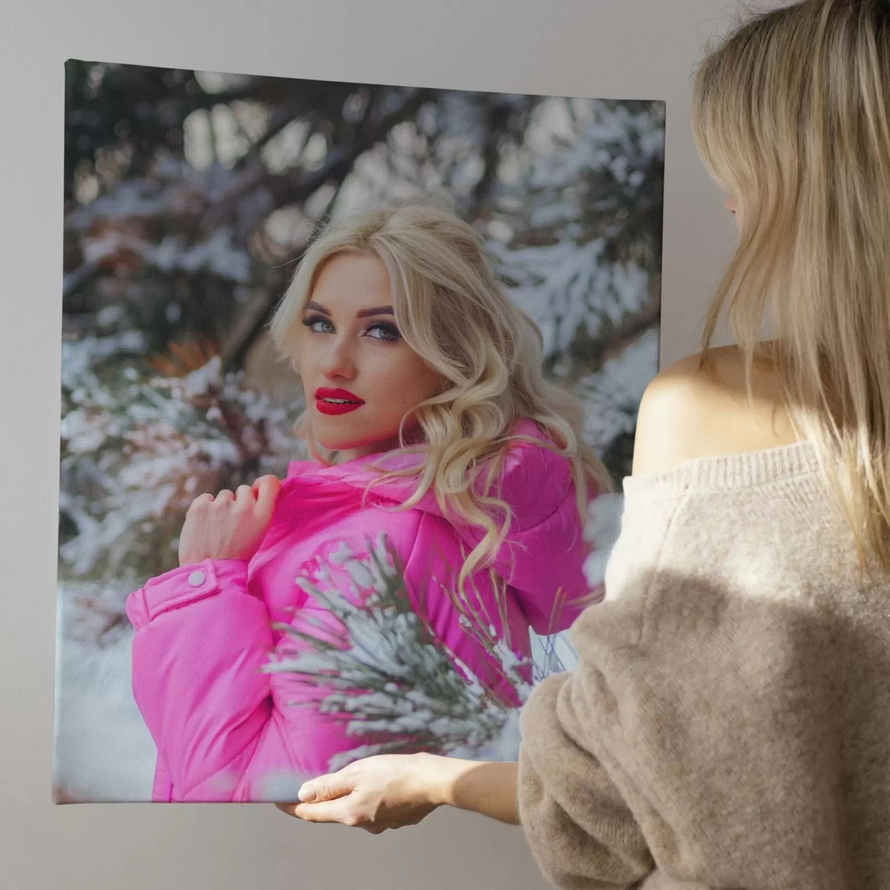 Wandbilder Ein Geschenk in Form eines Gemäldes nach einem Foto für ein Mädchen s47168