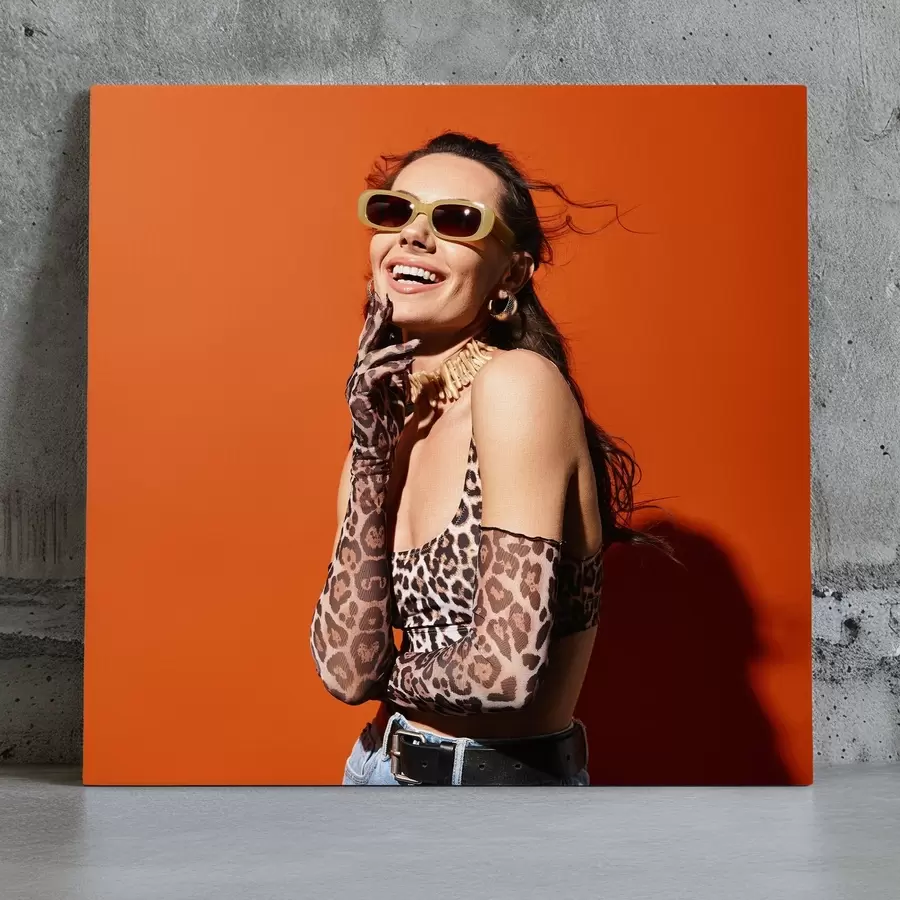 Wandbilder Porträt von Ihrem eigenen Foto an der Wand s47171