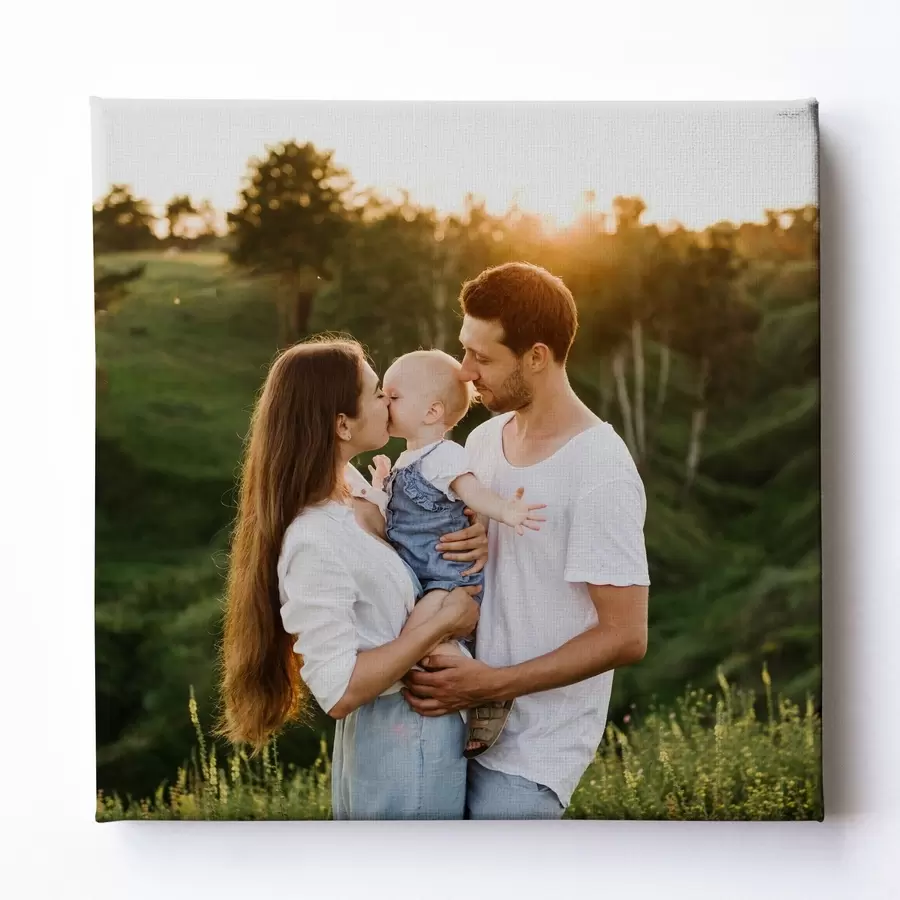 Wandbilder Familienporträt nach Foto auf Bestellung s47174