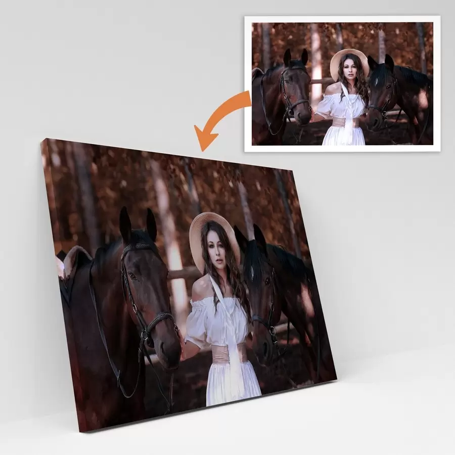 Wandbilder Ein Geschenk für ein Mädchen basierend auf ihrem Foto s47176