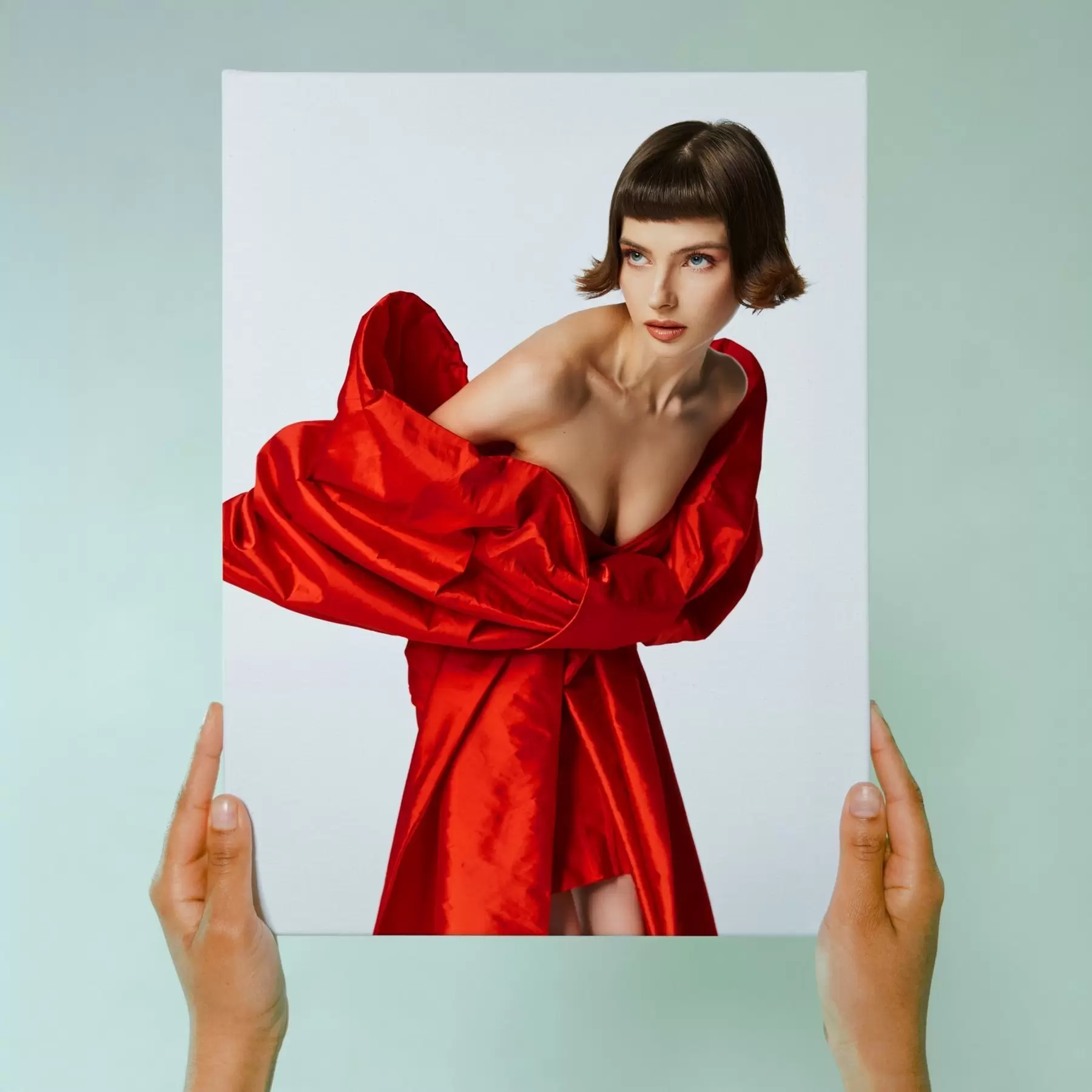 Wandbilder Ein Geschenk für ein Mädchen basierend auf ihrem Foto s47183