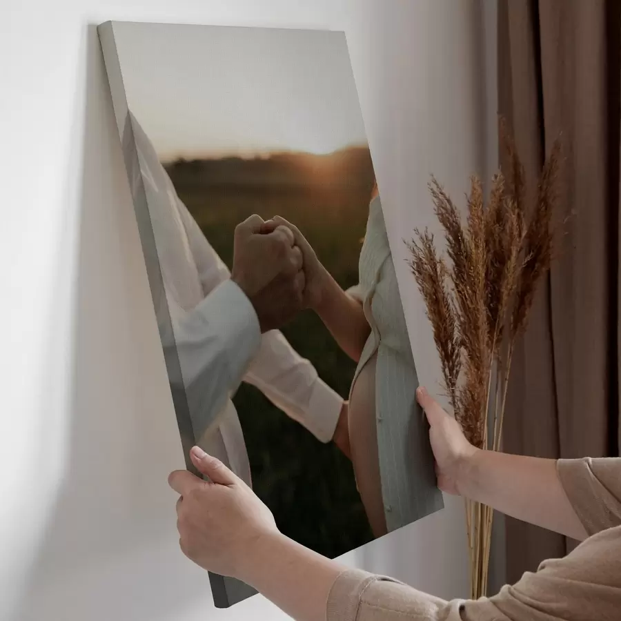 Wandbilder Hochzeitsfoto auf Leinwand s47184