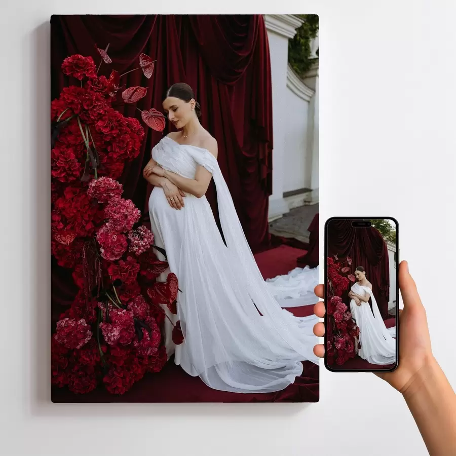 Wandbilder Ein Geschenk für ein Mädchen basierend auf ihrem Foto s47201