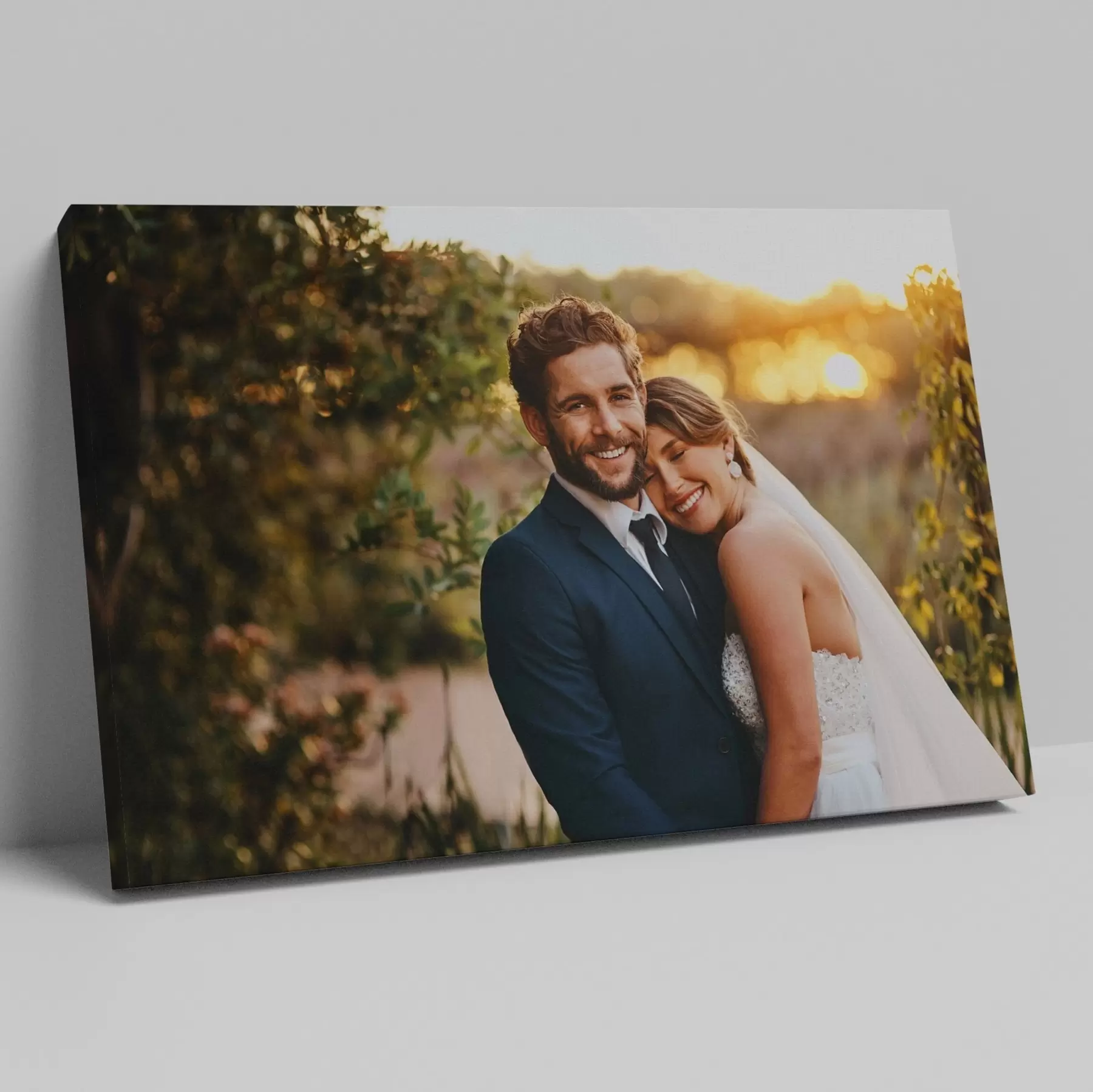 Wandbilder Hochzeitsfoto auf Leinwand s47211