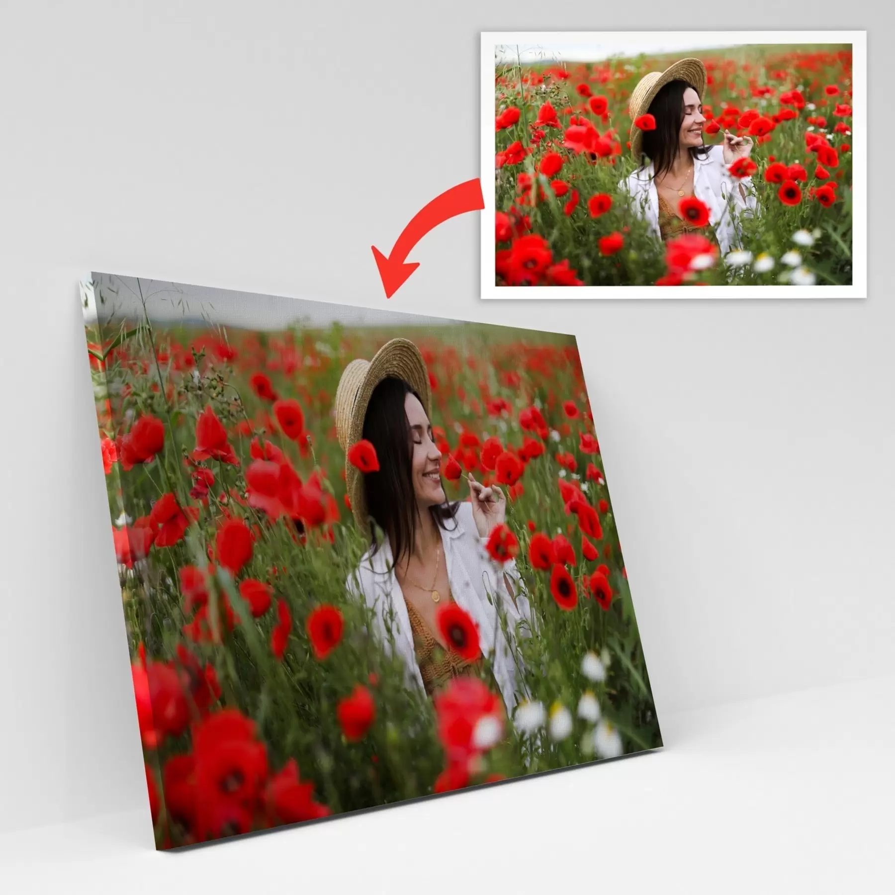 Wandbilder Ein Geschenk für ein Mädchen basierend auf ihrem Foto s47218