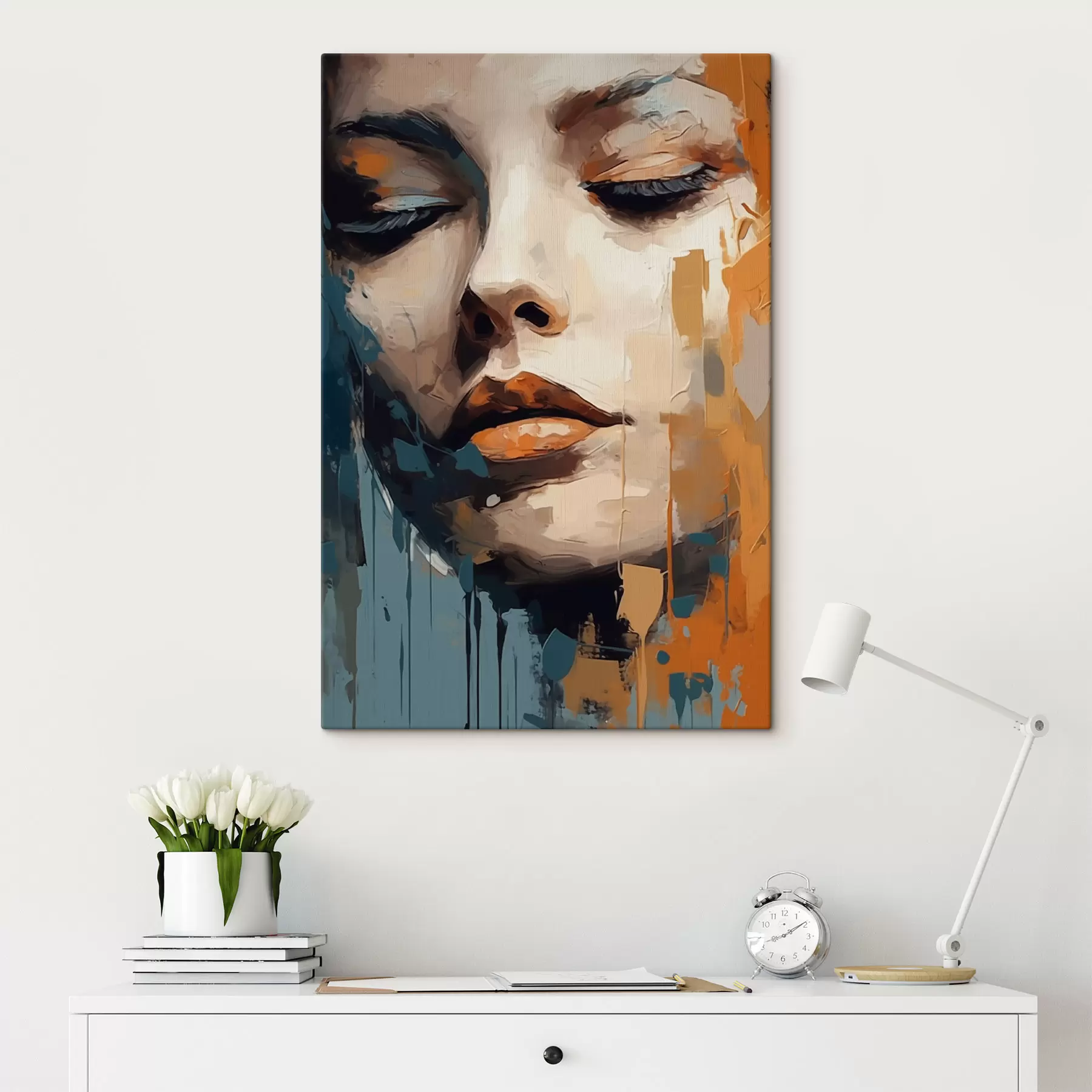 Wandbilder Abstraktes Porträt s47349