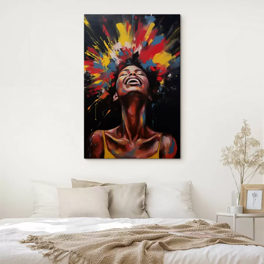 Wandbilder Farbenfrohe Farbexplosion s47368