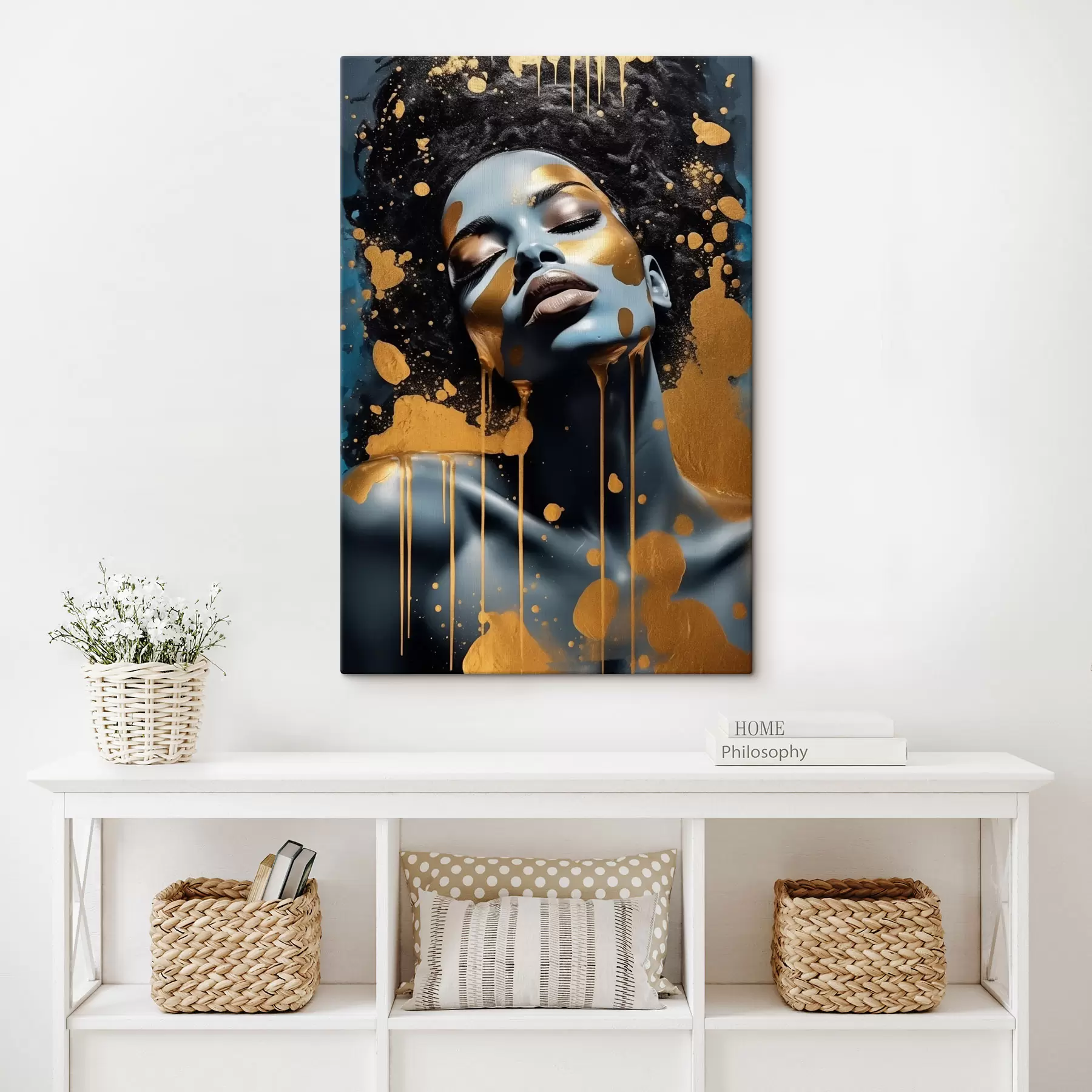 Wandbilder Abstrakte Blume s47381