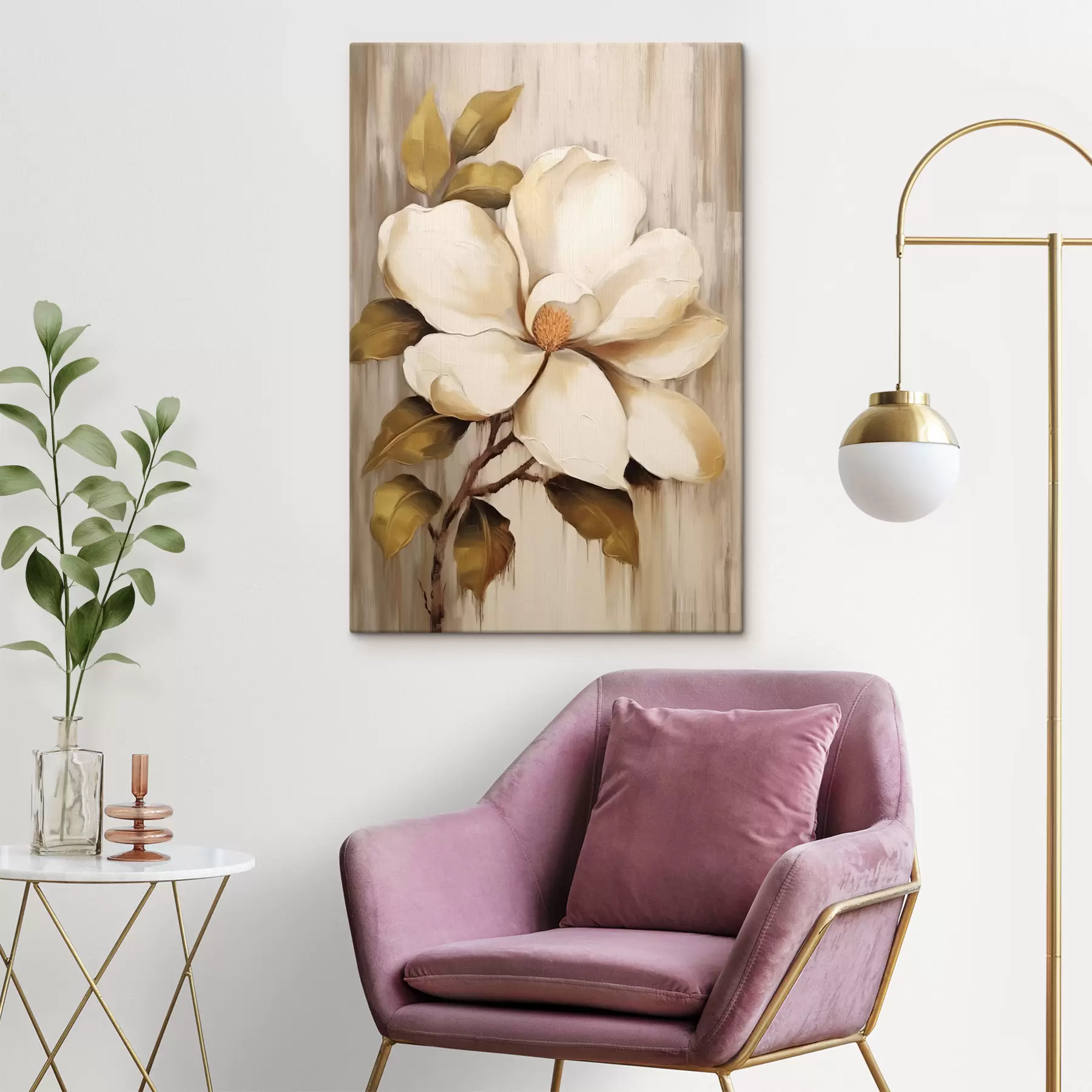 Wandbilder Abstrakte Blume s47382