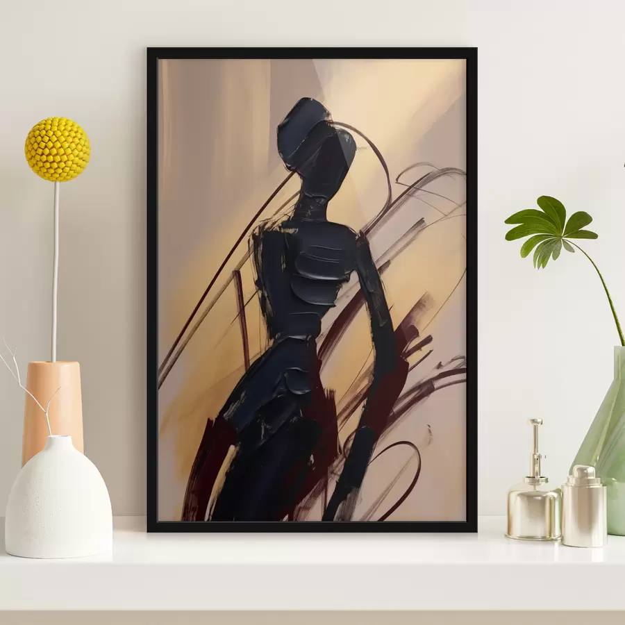 Fototapete Abstrakte Silhouette f47345