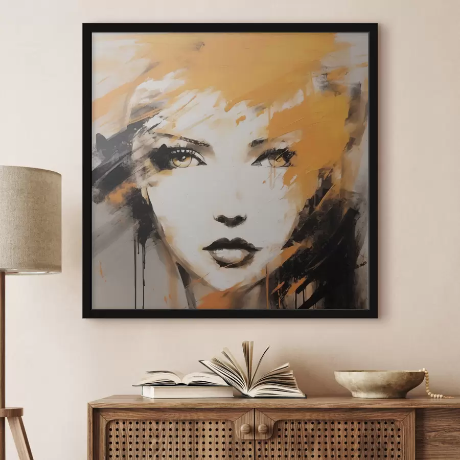 Fototapete Abstraktes Porträt f47351