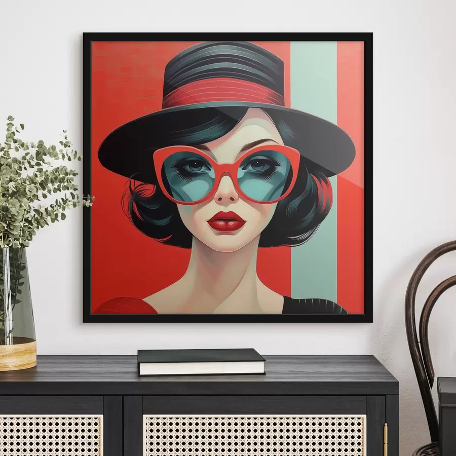 Fototapete Pop-Art-Mädchen f47384