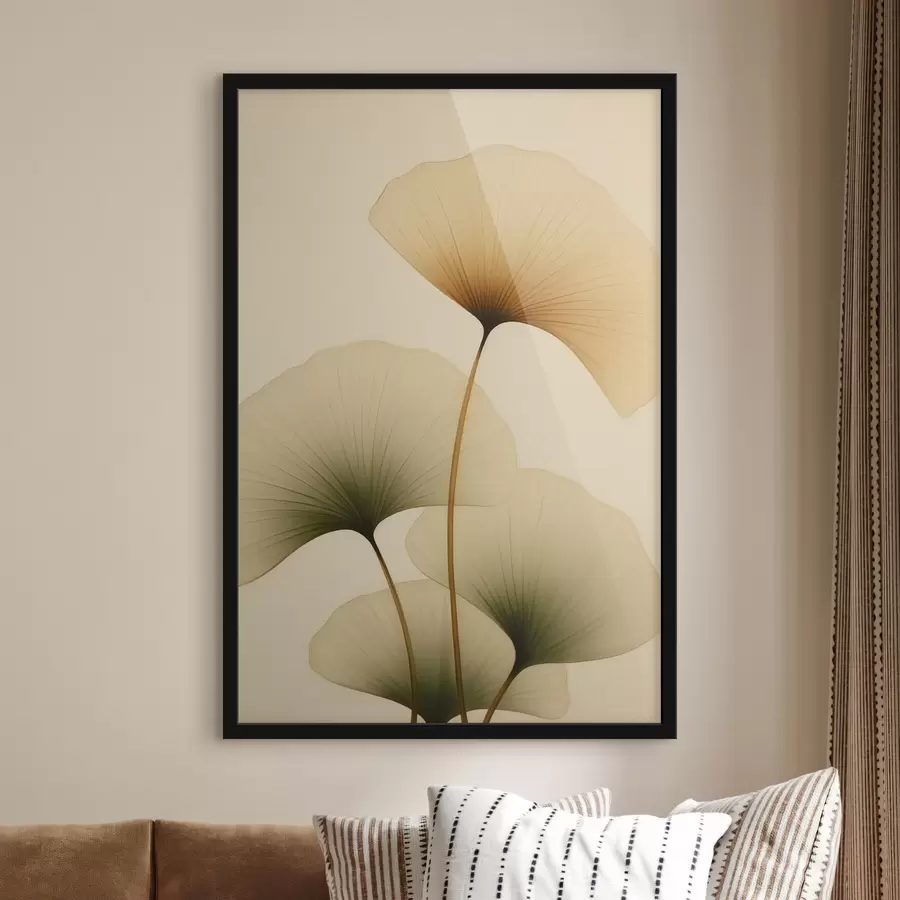 Fototapete Ginkgo-Blätter f47398