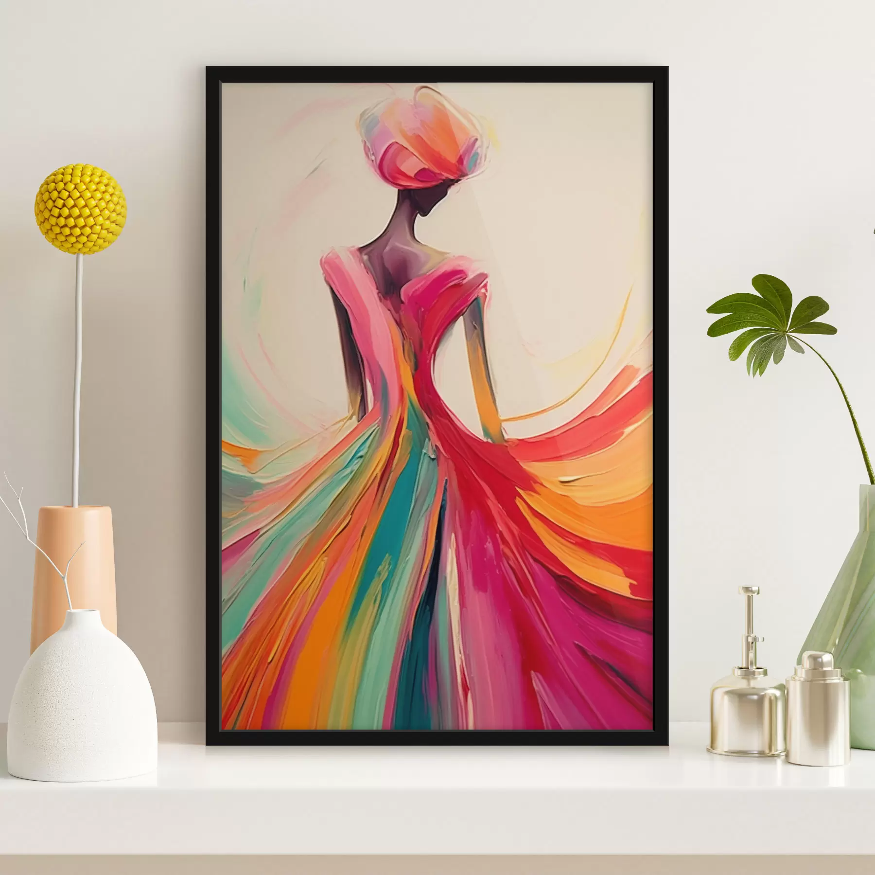 Fototapete Abstraktes Mädchen f47400